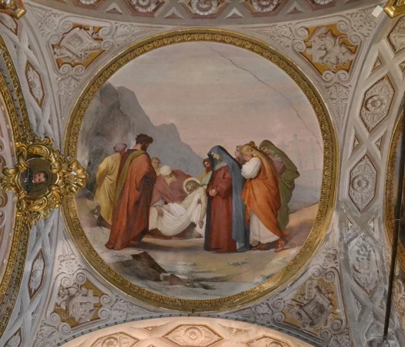 Gesù Cristo deposto con le pie donne - Chiesa di San Giacomo di Corte, Santa Margherita Ligure, Genova